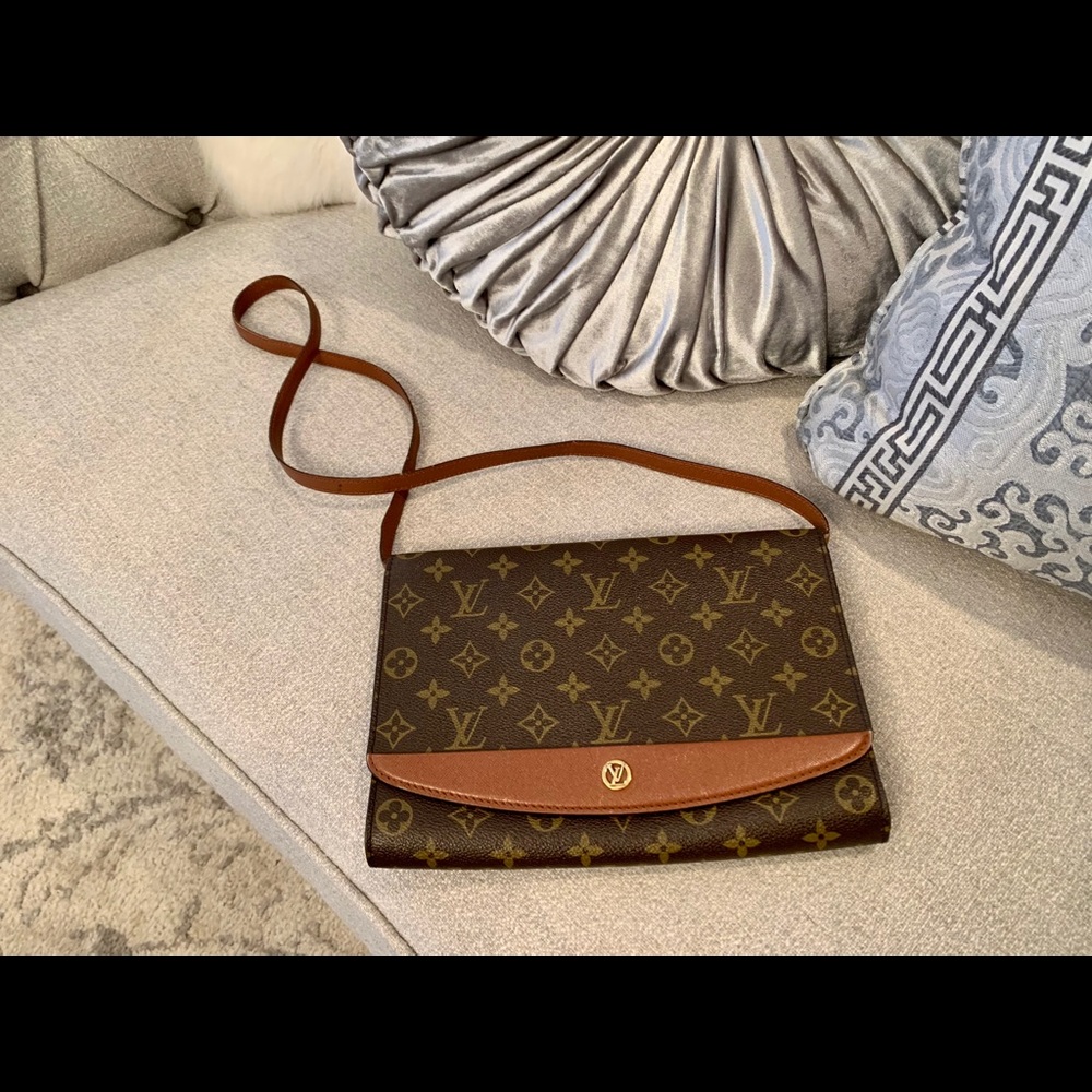 💎Vintage Clutch Bordeaux 💎